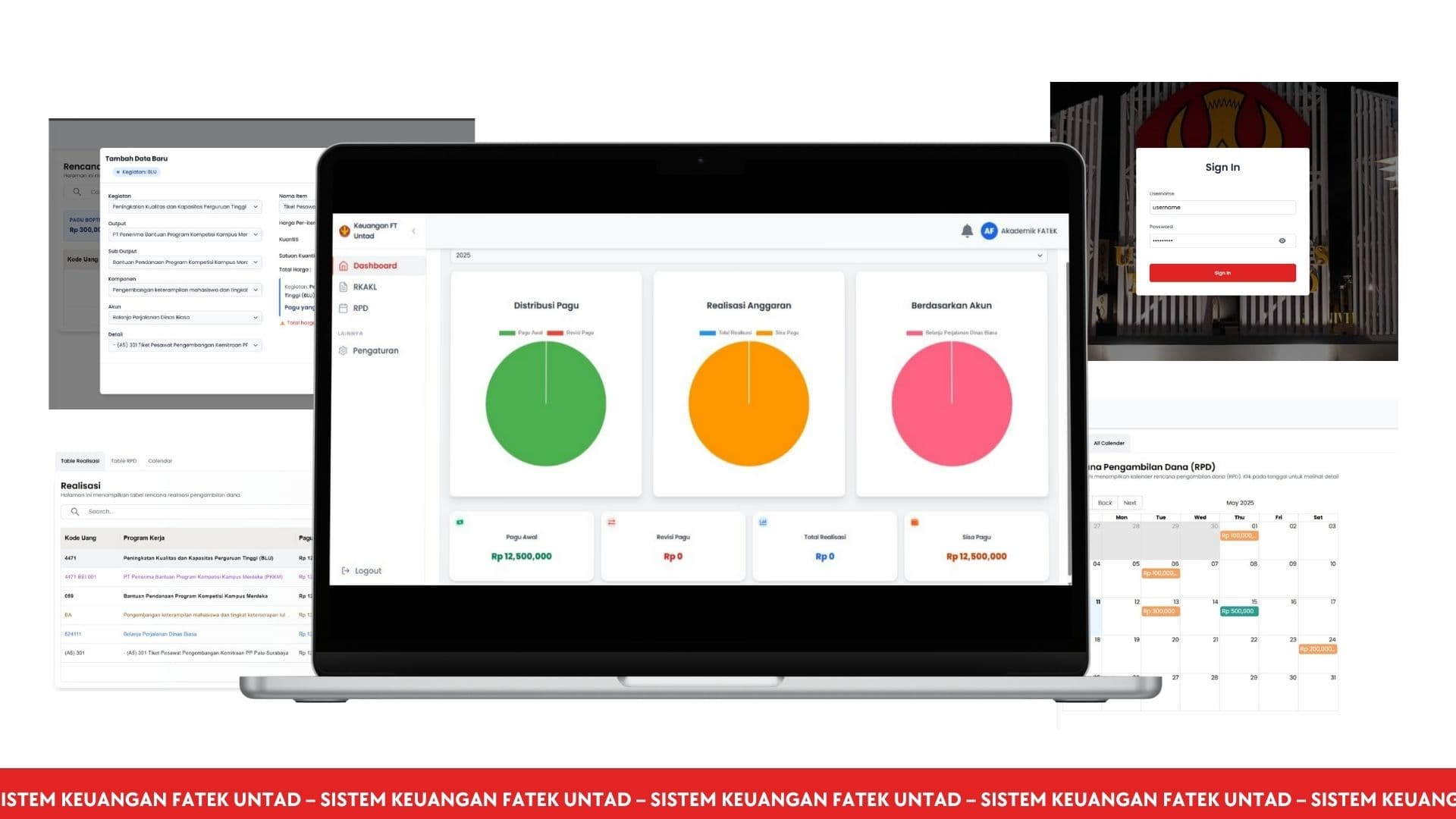 Sistem Keuangan Fatek Untad